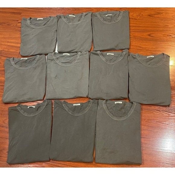 BUCK MASON LOT OF 10 SHIRTS 4676 SIZE XL